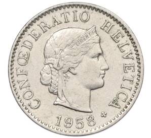 5 раппенов 1958 года Швейцария — Фото №1