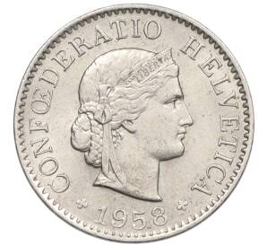 5 раппенов 1958 года Швейцария — Фото №1