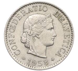 5 раппенов 1958 года Швейцария — Фото №1