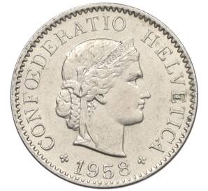 5 раппенов 1958 года Швейцария — Фото №1