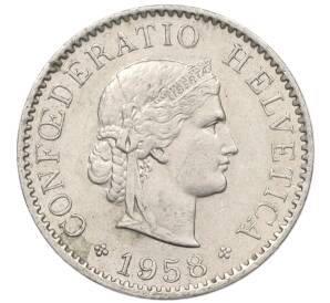 5 раппенов 1958 года Швейцария — Фото №1