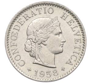 5 раппенов 1958 года Швейцария — Фото №1