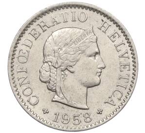 5 раппенов 1958 года Швейцария — Фото №1