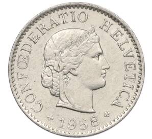 5 раппенов 1958 года Швейцария — Фото №1