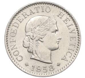 5 раппенов 1958 года Швейцария — Фото №1