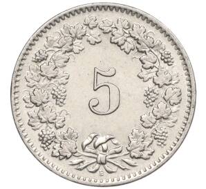 5 раппенов 1958 года Швейцария — Фото №2