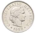 Монета 5 раппенов 1958 года Швейцария (Артикул: K12-32738) — Фото №1