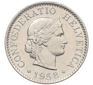 5 раппенов 1958 года Швейцария — Фото №1