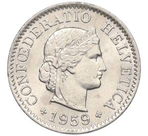 5 раппенов 1959 года Швейцария — Фото №1