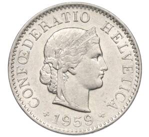 5 раппенов 1959 года Швейцария — Фото №1