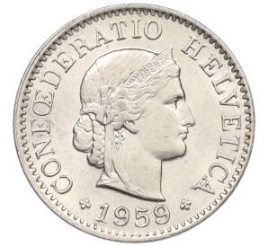 5 раппенов 1959 года Швейцария — Фото №1