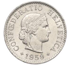 5 раппенов 1959 года Швейцария — Фото №1