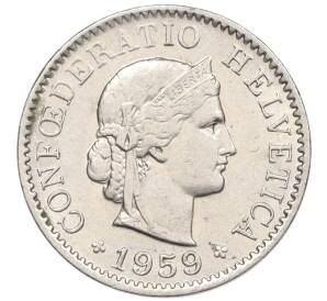 5 раппенов 1959 года Швейцария — Фото №1