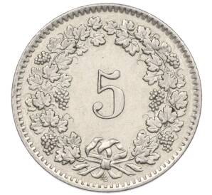 5 раппенов 1959 года Швейцария — Фото №2