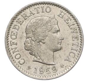 5 раппенов 1959 года Швейцария — Фото №1