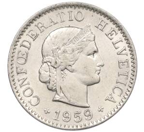 5 раппенов 1959 года Швейцария — Фото №1