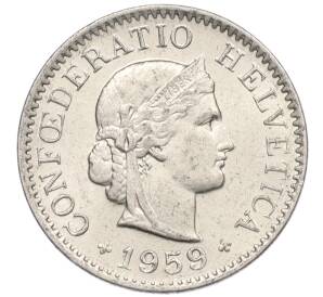 5 раппенов 1959 года Швейцария — Фото №1