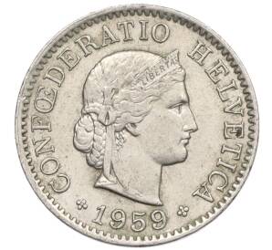 5 раппенов 1959 года Швейцария — Фото №1