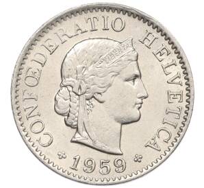 5 раппенов 1959 года Швейцария — Фото №1