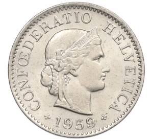 5 раппенов 1959 года Швейцария — Фото №1