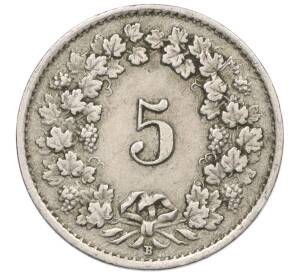 5 раппенов 1920 года Швейцария — Фото №2