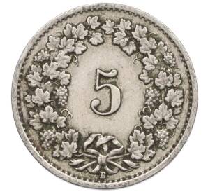 5 раппенов 1920 года Швейцария — Фото №2