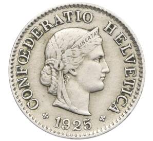 5 раппенов 1925 года Швейцария — Фото №1