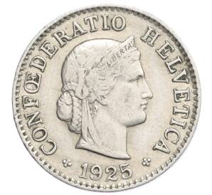 5 раппенов 1925 года Швейцария — Фото №1