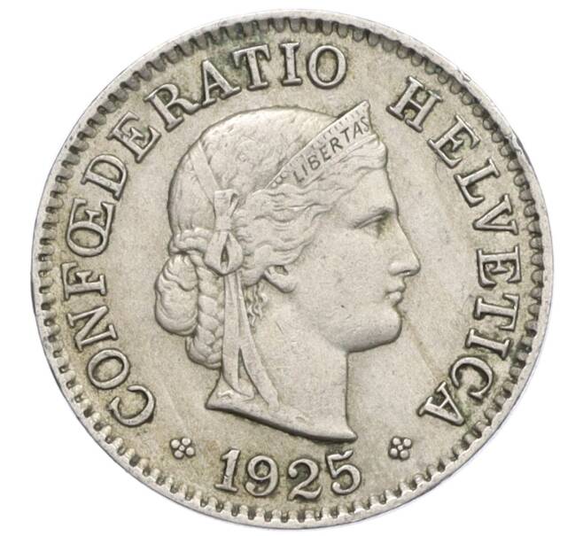 Монета 5 раппенов 1925 года Швейцария (Артикул: K12-32460) — Фото №1