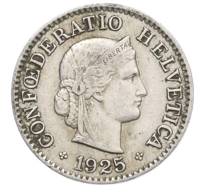 Монета 5 раппенов 1925 года Швейцария (Артикул: K12-32465) — Фото №1