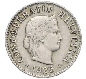 5 раппенов 1925 года Швейцария — Фото №1