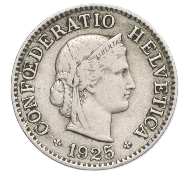 Монета 5 раппенов 1925 года Швейцария (Артикул: K12-32473) — Фото №1