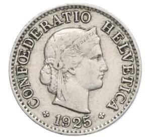 5 раппенов 1925 года Швейцария — Фото №1