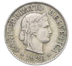 5 раппенов 1926 года Швейцария — Фото №1