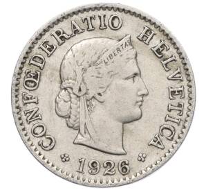 5 раппенов 1926 года Швейцария — Фото №1