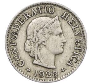 5 раппенов 1926 года Швейцария — Фото №1