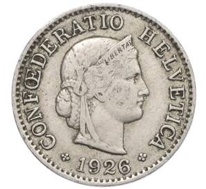 5 раппенов 1926 года Швейцария — Фото №1