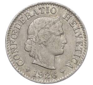 5 раппенов 1926 года Швейцария — Фото №1