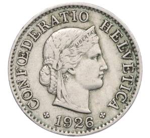 5 раппенов 1926 года Швейцария — Фото №1