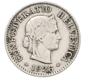 5 раппенов 1926 года Швейцария — Фото №1