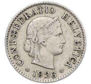 5 раппенов 1926 года Швейцария — Фото №1