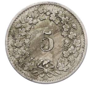 5 раппенов 1919 года Швейцария — Фото №2