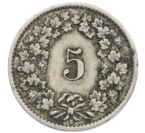 5 раппенов 1919 года Швейцария — Фото №2