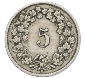 5 раппенов 1919 года Швейцария — Фото №2