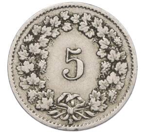 5 раппенов 1919 года Швейцария — Фото №2