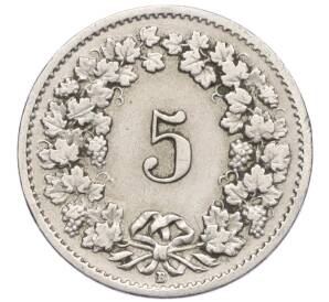 5 раппенов 1919 года Швейцария — Фото №2