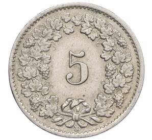 5 раппенов 1919 года Швейцария — Фото №2