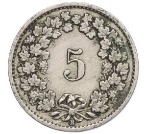 5 раппенов 1919 года Швейцария — Фото №2