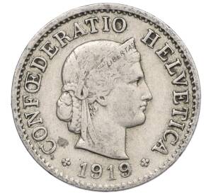 5 раппенов 1919 года Швейцария — Фото №1