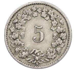 5 раппенов 1919 года Швейцария — Фото №2